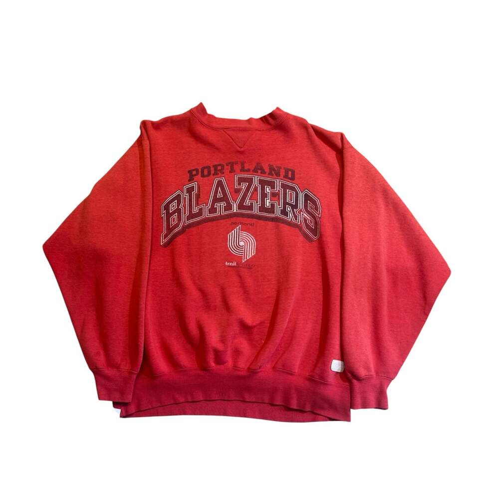 Vintage 90s Logo7 Portland Trail Blazers Crewneck Sweatshirt